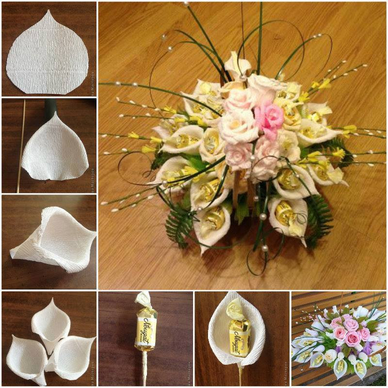 Best ideas about DIY Flower Bouquet
. Save or Pin Wonderful DIY Chocolate Paper Flower Bouquet Now.