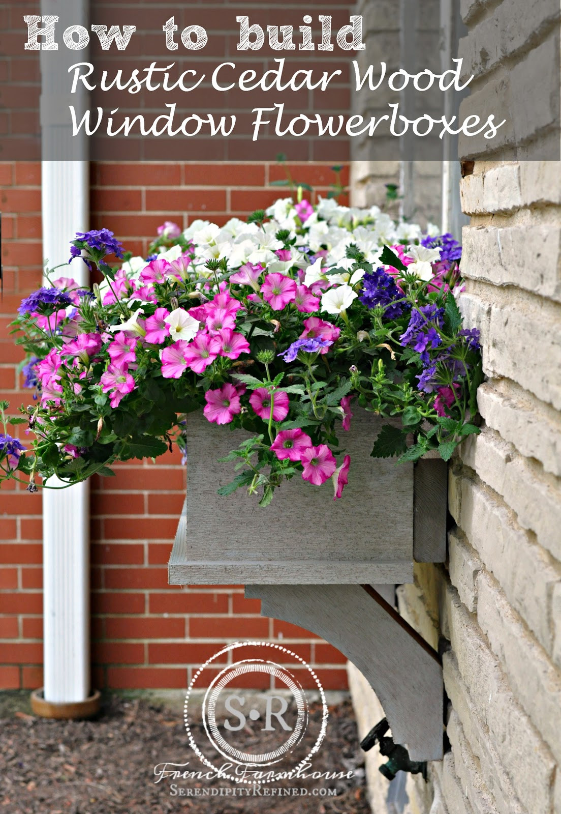 Best ideas about DIY Flower Box
. Save or Pin Serendipity Refined Blog How To Build A DIY Rustic Cedar Now.