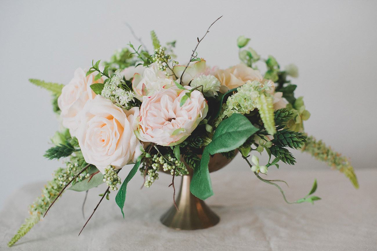 Best ideas about DIY Flower Centerpieces
. Save or Pin DIY Silk Flower Centerpiece Green Wedding Shoes Now.