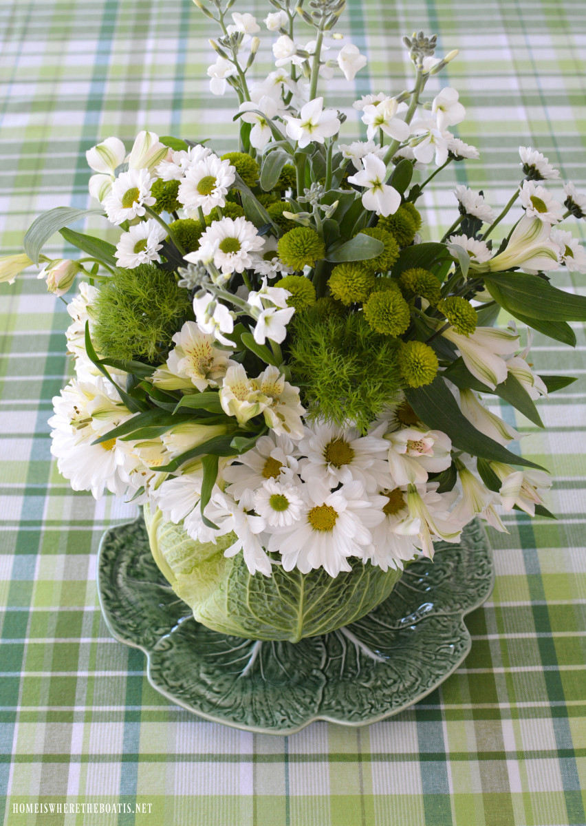Best ideas about DIY Flower Centerpieces
. Save or Pin Cabbage Floral Centerpiece DIY – Home is Where the Boat Is Now.