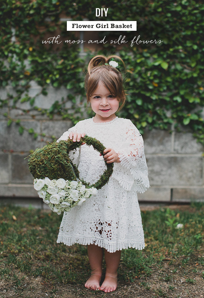 Best ideas about DIY Flower Girl Basket
. Save or Pin DIY Flower Girl Basket with Moss and Silk Flowers Now.