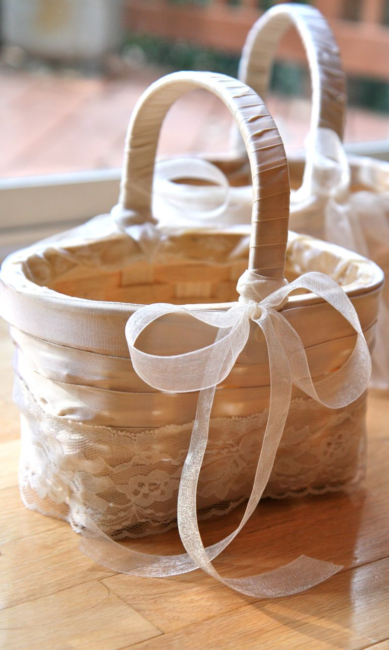 Best ideas about DIY Flower Girl Basket
. Save or Pin vita nostra Handmade Flower Girl Baskets and Other Now.