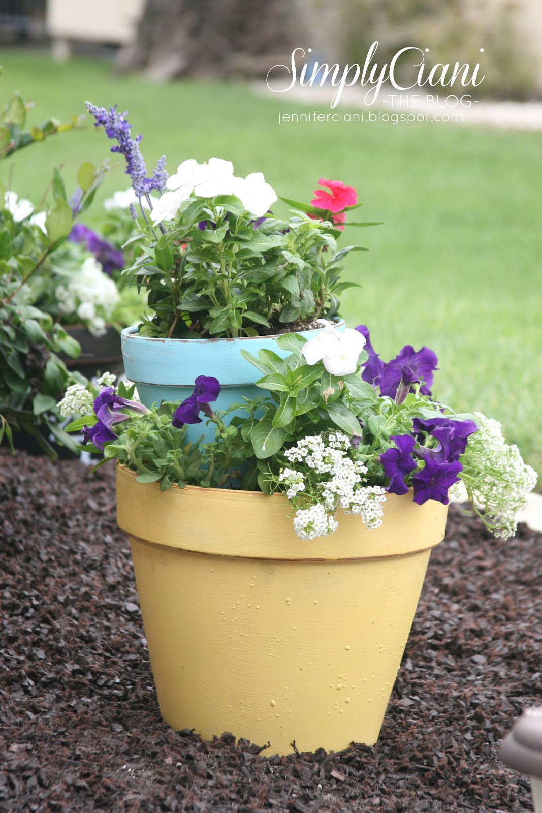 Best ideas about DIY Flower Pots
. Save or Pin DIY tiered terracotta planter & address flower pot Now.