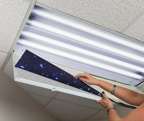 Best ideas about DIY Fluorescent Light Cover
. Save or Pin Decorative light covers astronomy & space panels Now.