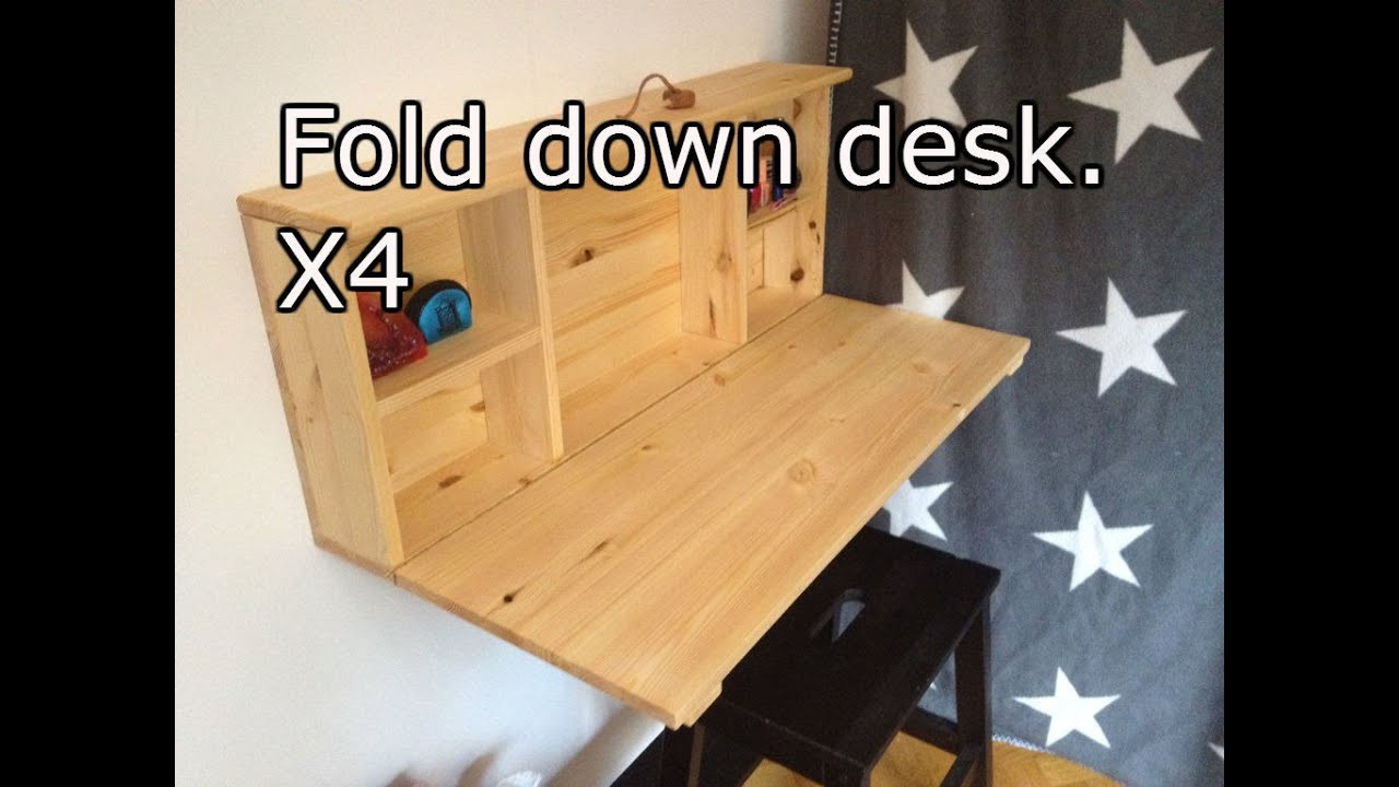 Best ideas about DIY Fold Down Table Plans
. Save or Pin Wooden fold down desk Now.