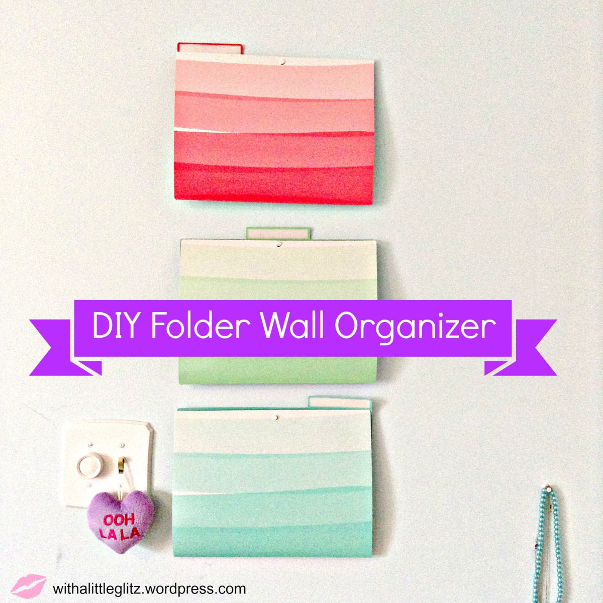 Best ideas about DIY Folder Organizer
. Save or Pin Weekend DIY Super Easy Folder Wall Organizer Now.