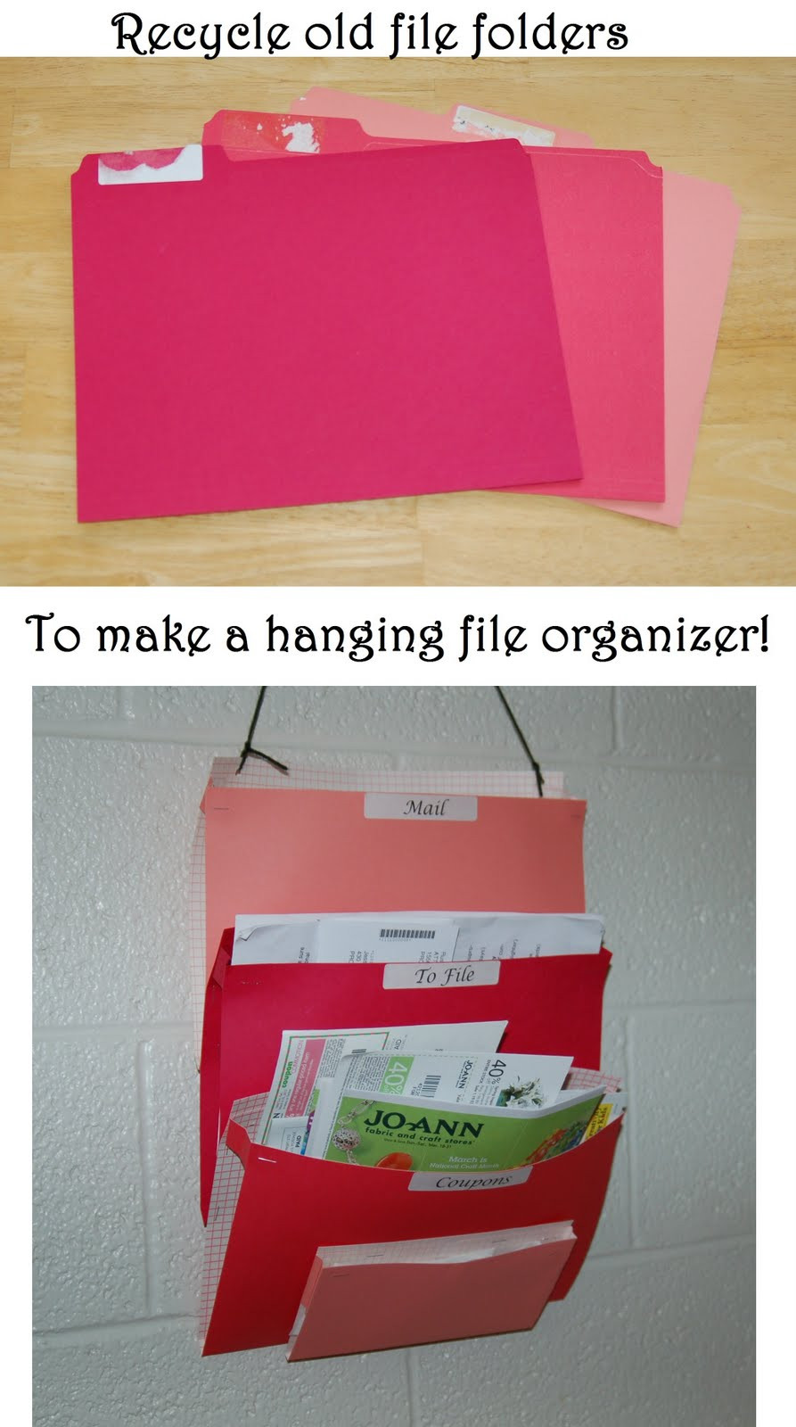 Best ideas about DIY Folder Organizer
. Save or Pin Living the Craft Life DIY hanging folder organizer Tutorial Now.