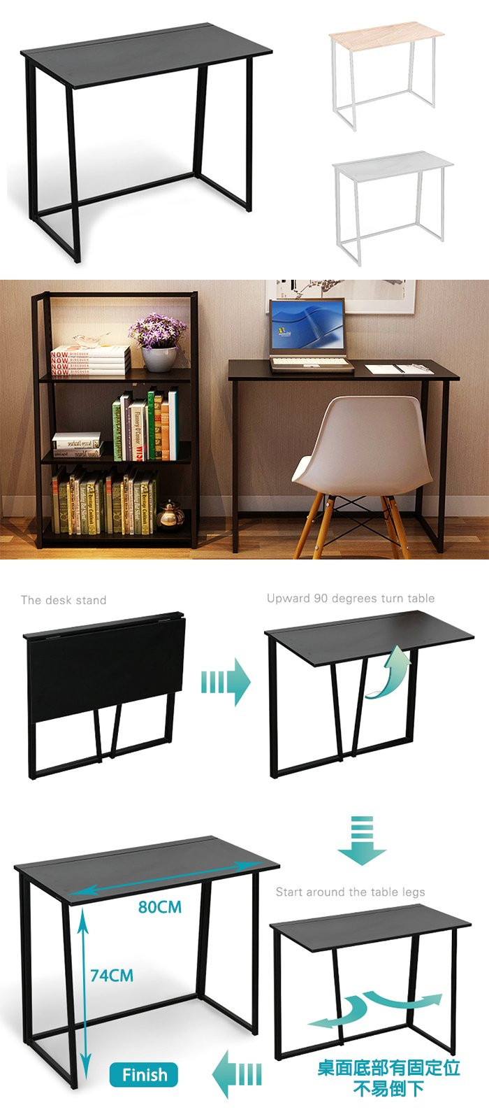 Best ideas about DIY Folding Desk
. Save or Pin W02 Easy DIY Foldable Desk Wood Now.
