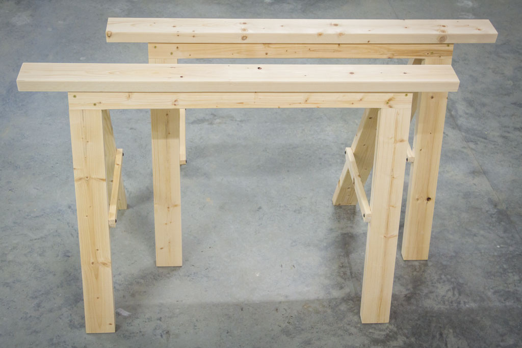 Best ideas about DIY Folding Sawhorse
. Save or Pin Build a Pair of Sturdy Folding Sawhorses Now.