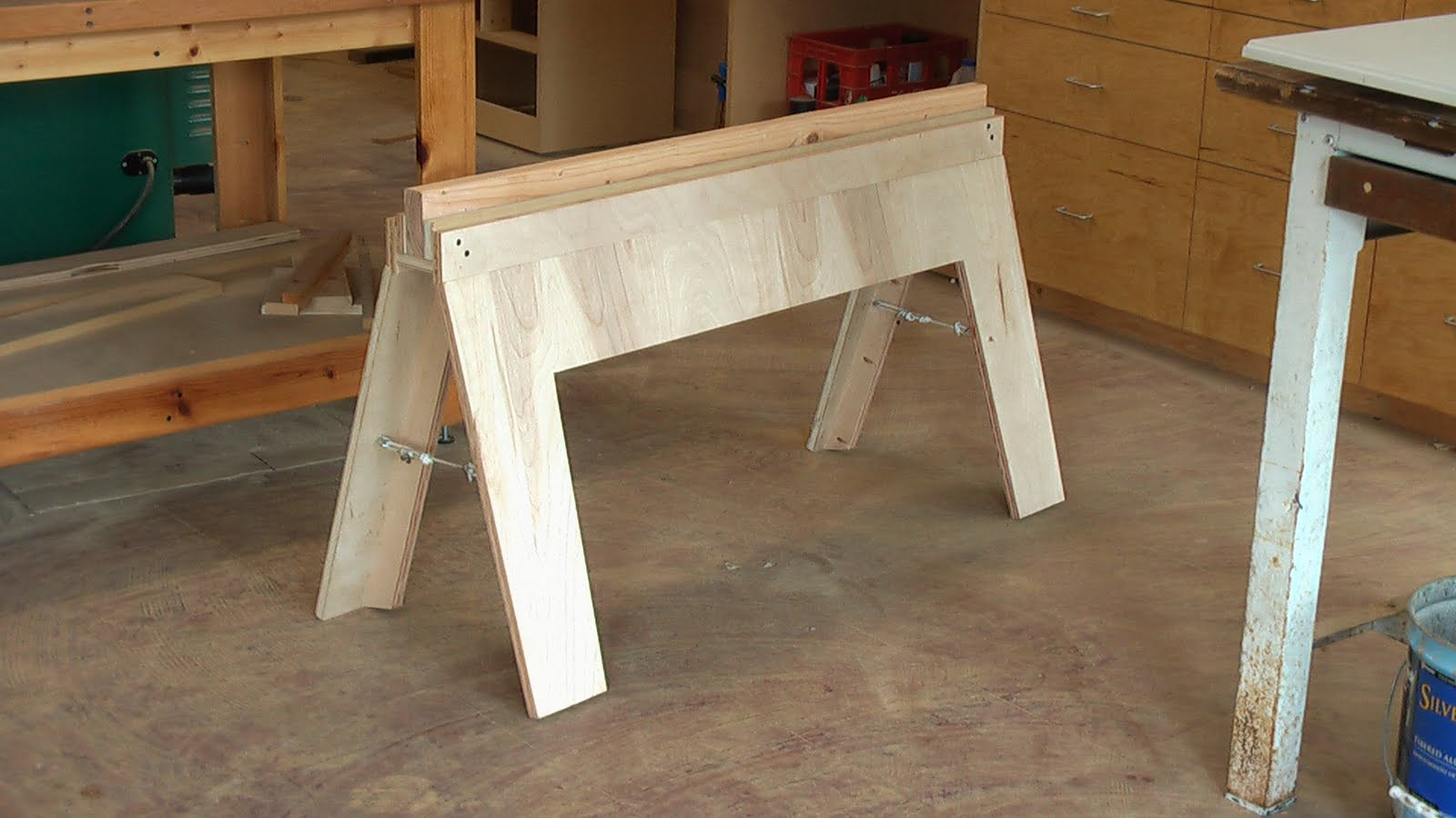 Best ideas about DIY Folding Sawhorse
. Save or Pin The Woodworking Trip DIY Folding Sawhorses First Design Now.