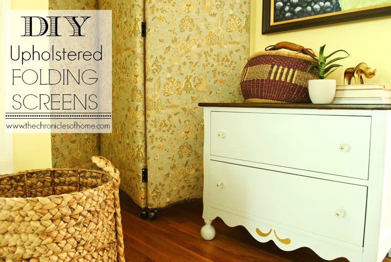 Best ideas about DIY Folding Screen
. Save or Pin DIY Upholstered Folding Screens The Chronicles of Home Now.