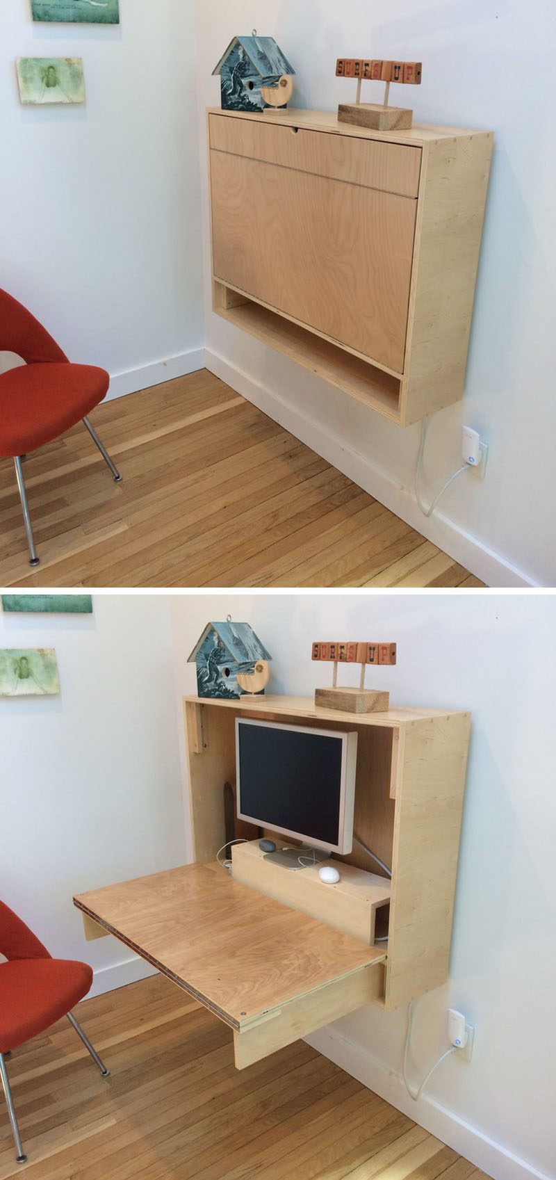 Best ideas about DIY Folding Wall Table
. Save or Pin 16 Wall Desk Ideas That Are Great For Small Spaces Now.