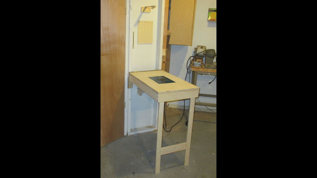 Best ideas about DIY Folding Wall Table
. Save or Pin Wall Mounted Fold Down Router Table Now.