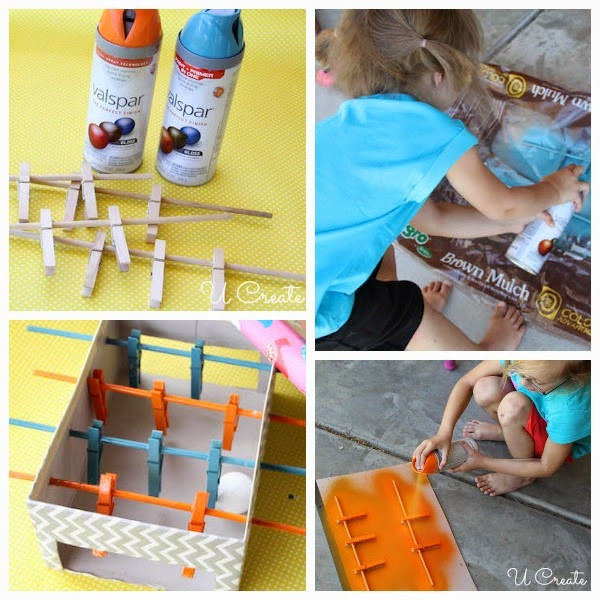 Best ideas about DIY Foosball Table
. Save or Pin DIY Mini Foosball Table rfect for kids U Create Now.