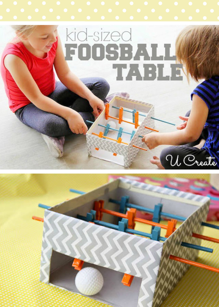 Best ideas about DIY Foosball Table
. Save or Pin DIY Mini Foosball Table rfect for kids U Create Now.