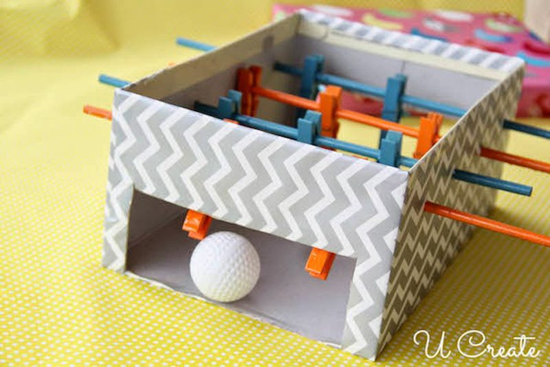 Best ideas about DIY Foosball Table
. Save or Pin How to Make Mini Foosball Table For Kids DIY & Crafts Now.
