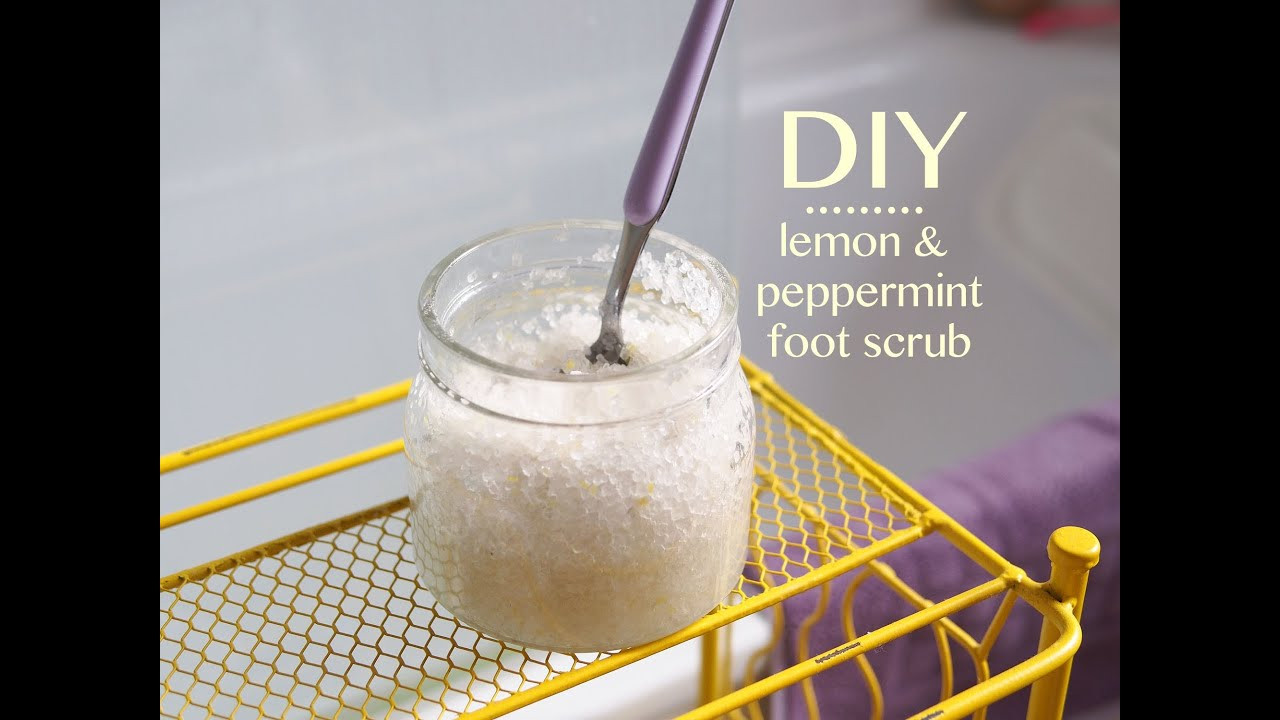 Best ideas about DIY Foot Scrub
. Save or Pin DIY Lemon & Peppermint Foot Scrub Now.