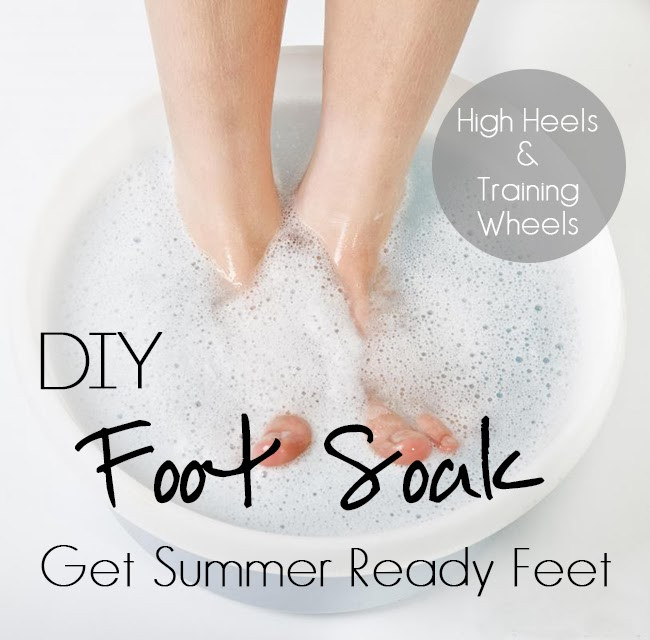 Best ideas about DIY Foot Soak
. Save or Pin High Heels and Training Wheels DIY Foot Soak Summer Now.