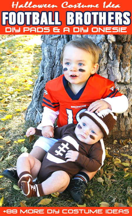 Best ideas about DIY Football Player Costume
. Save or Pin seasonal style Football Brothers Halloween Costume 88 Now.