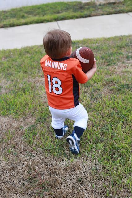 Best ideas about DIY Football Player Costume
. Save or Pin Toddler Halloween Costume DIY Football Player Broncos Now.