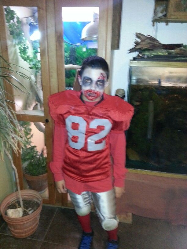 Best ideas about DIY Football Player Costume
. Save or Pin Zombie Football Player Halloween 2013 Now.