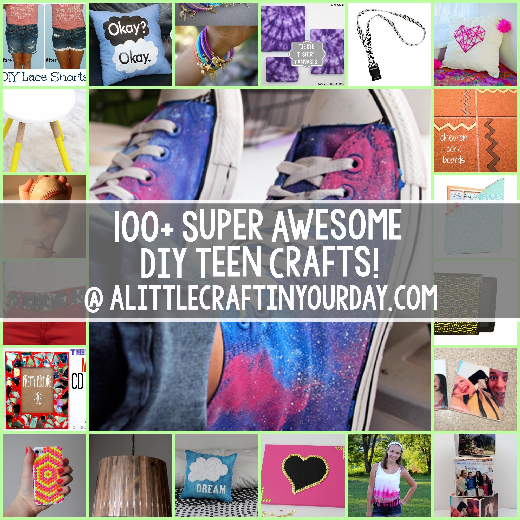Best ideas about DIY For Teens
. Save or Pin 100 Super Awesome Crafts for Teens A Little Craft In Now.