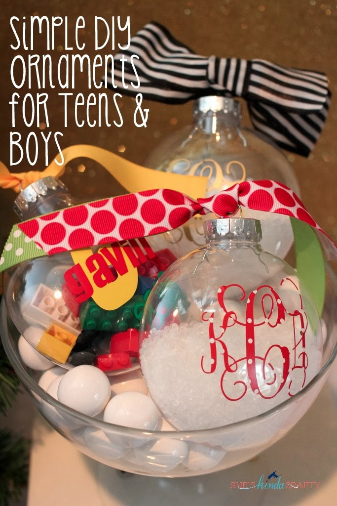 Best ideas about DIY For Teens
. Save or Pin Simple DIY Ornaments for Teens and Boys Shes kinda Crafty Now.