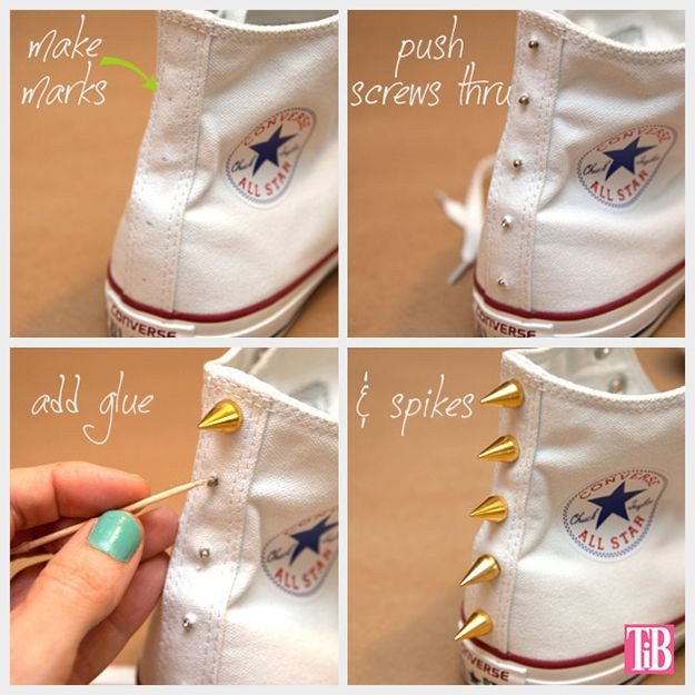 Best ideas about DIY For Teens
. Save or Pin 15 Awesome DIY Sneakers Designs and Tutorials Now.