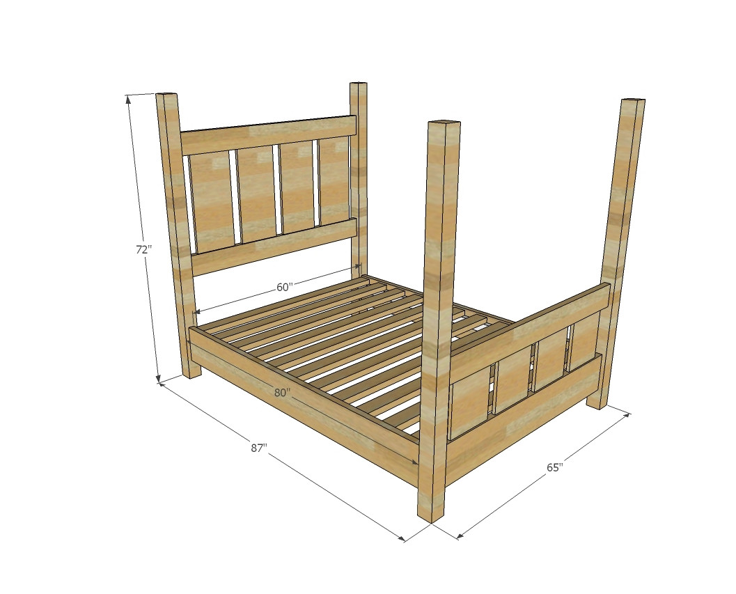 Best ideas about DIY Four Poster Bed
. Save or Pin Ana White Now.