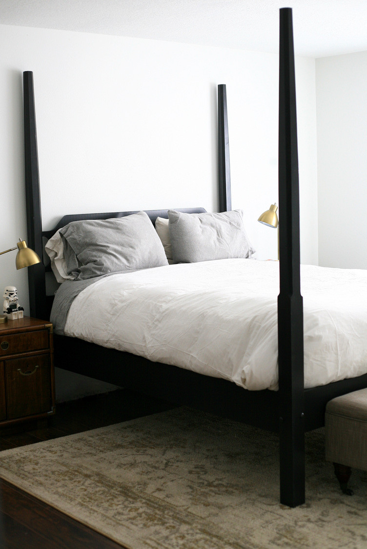 Best ideas about DIY Four Poster Bed
. Save or Pin Black four poster beds and a $40 DIY and tutorial Now.
