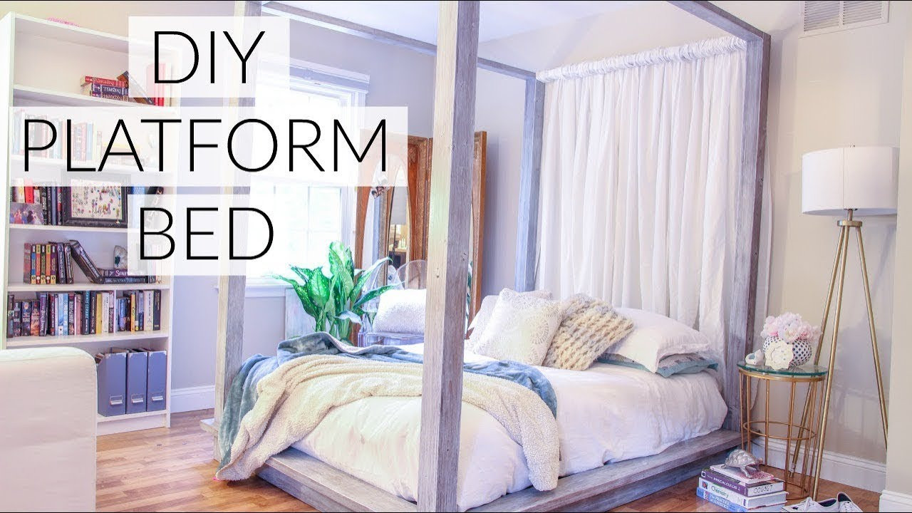 Best ideas about DIY Four Poster Bed
. Save or Pin DIY Four Poster Bed Part 1 How to Decorate Bedroom A Now.