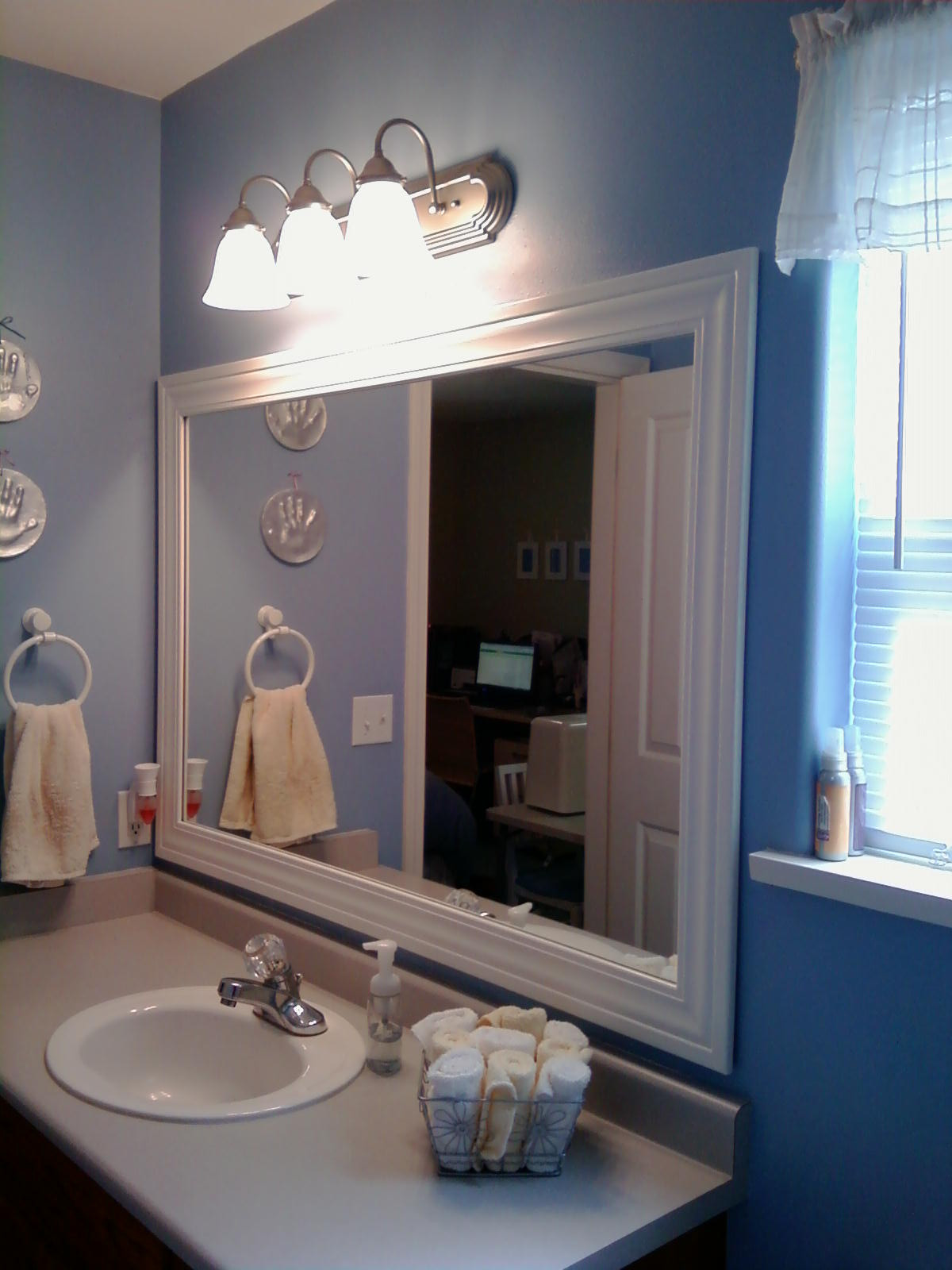 Best ideas about DIY Frame Bathroom Mirror
. Save or Pin This Thrifty House Framed Bathroom Mirror Now.