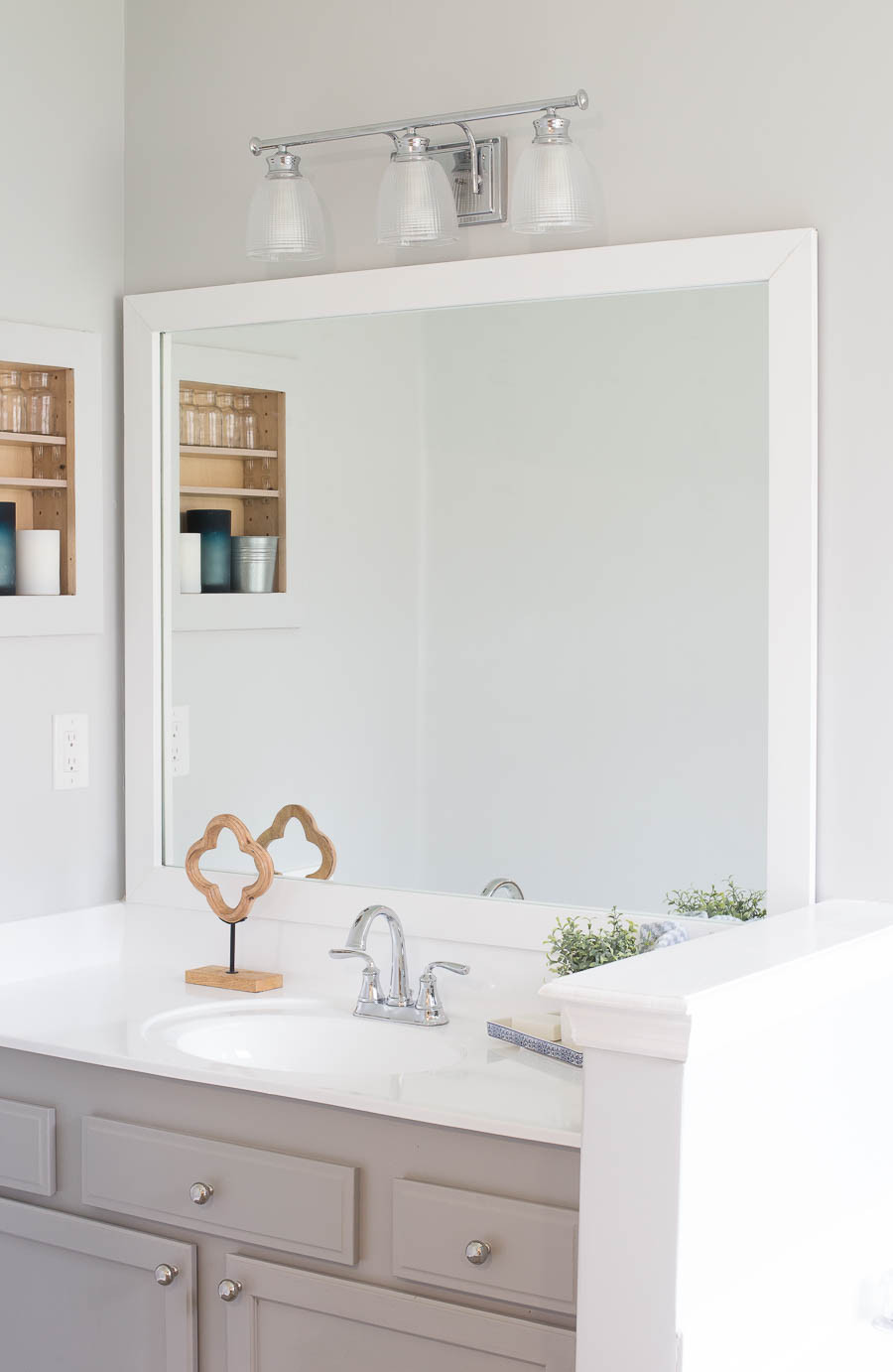 Best ideas about DIY Frame Bathroom Mirror
. Save or Pin How to Frame a Bathroom Mirror Easy DIY project Now.