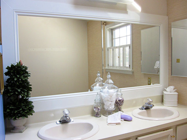 Best ideas about DIY Frame Bathroom Mirror
. Save or Pin How to Frame a Bathroom Mirror Now.