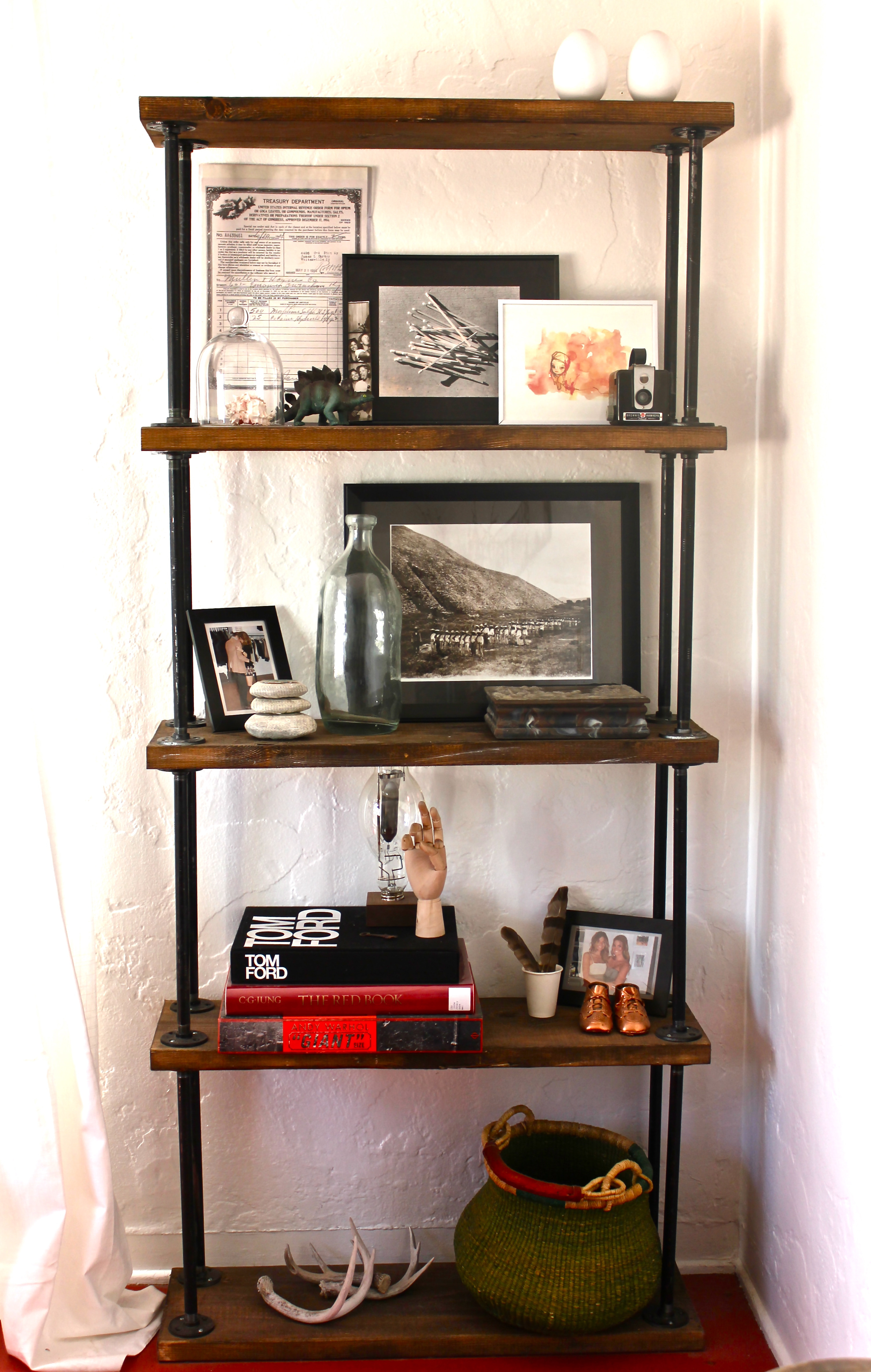 Best ideas about DIY Free Standing Shelves
. Save or Pin how to pipe shelf Now.