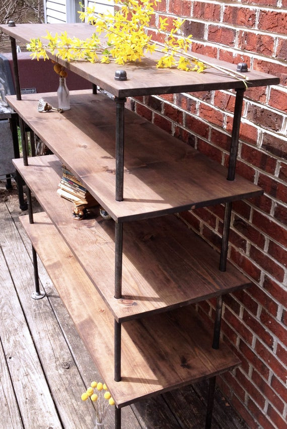 Best ideas about DIY Free Standing Shelves
. Save or Pin Free Standing Industrial Pipe Shelf Unit Now.