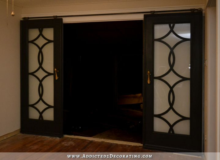 Best ideas about DIY French Doors
. Save or Pin My Finished Sliding Barn Door Style French Doors Now.