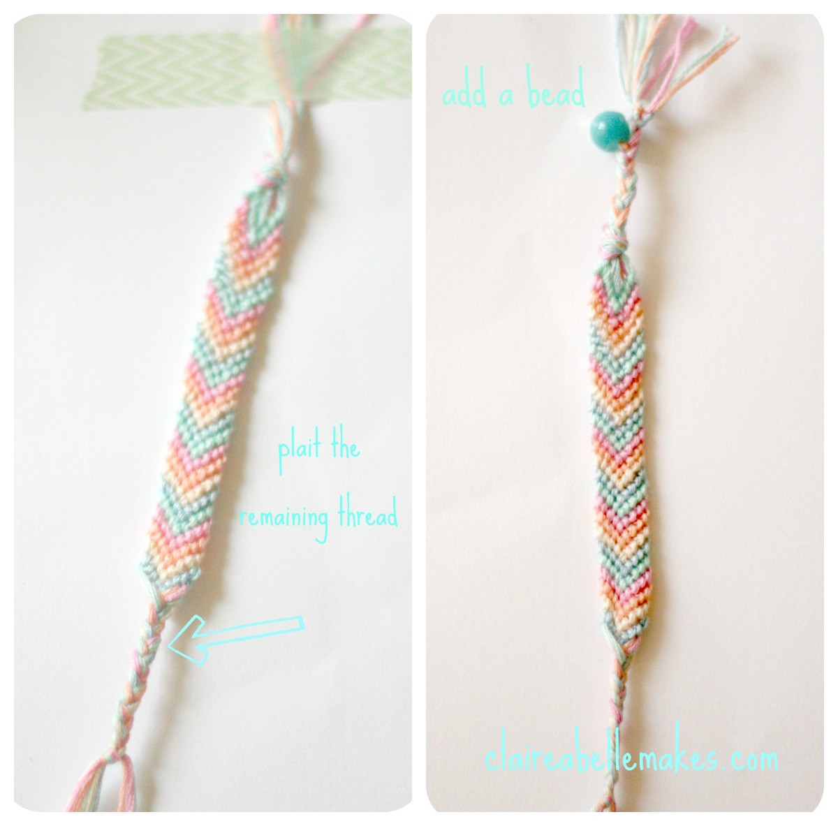 Best ideas about DIY Friendship Bracelets
. Save or Pin DIY Chevron Pastel Friendship Bracelet Now.