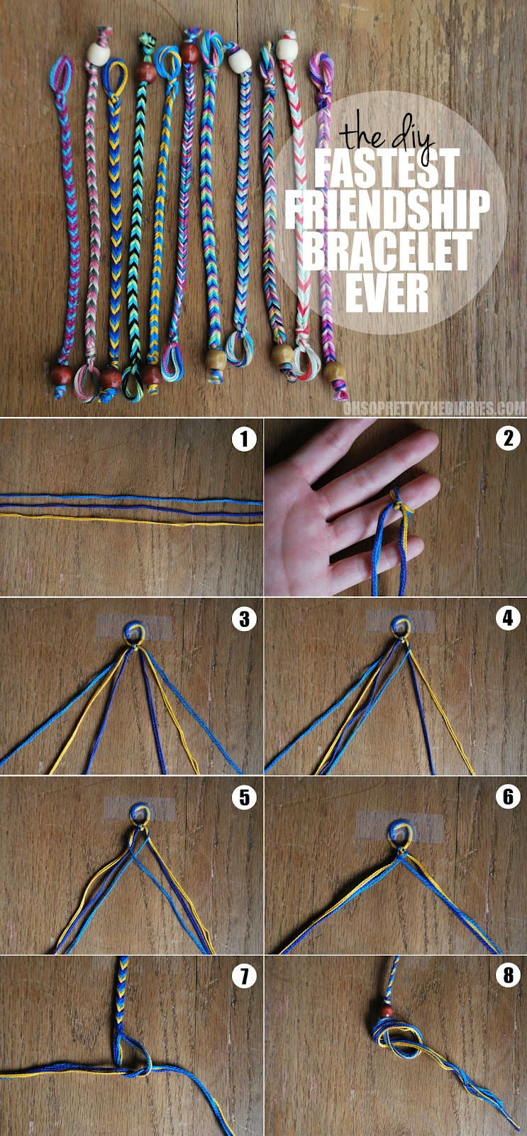 Best ideas about DIY Friendship Bracelets Patterns
. Save or Pin the DIY FASTEST FRIENDSHIP BRACELET EVER Now.