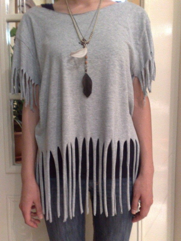 Best ideas about DIY Fringe Shirt
. Save or Pin T Shirt Recon Fringes · How To Make A Fringed Top · How Now.
