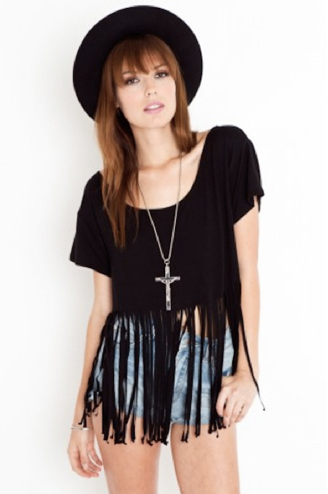 Best ideas about DIY Fringe Shirts
. Save or Pin DIY Fringe T shirt Natalia Ambrosia Now.