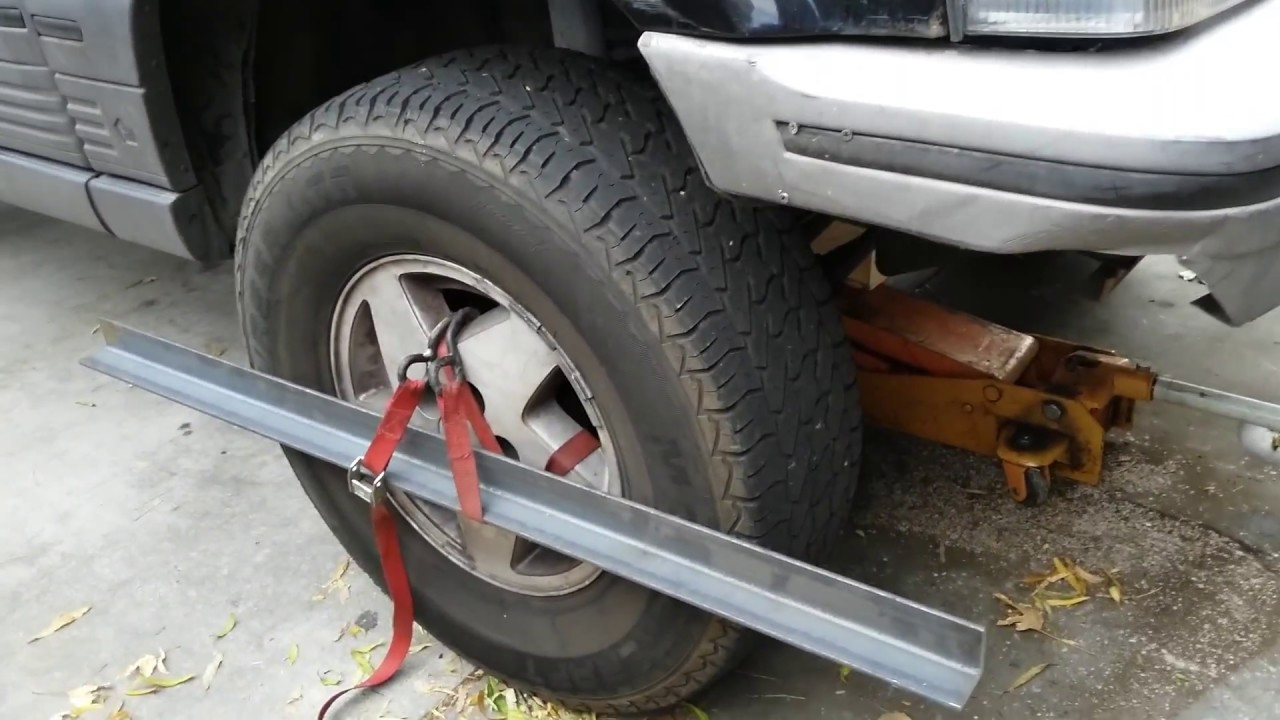 Best ideas about DIY Front End Alignment
. Save or Pin DIY JEEP toe in alignment HOW TO Now.