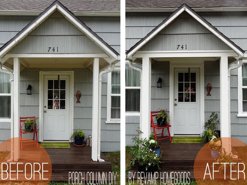 Best ideas about DIY Front Porches
. Save or Pin Curb Appeal DIY Porch Columns Revamp Homegoods Now.