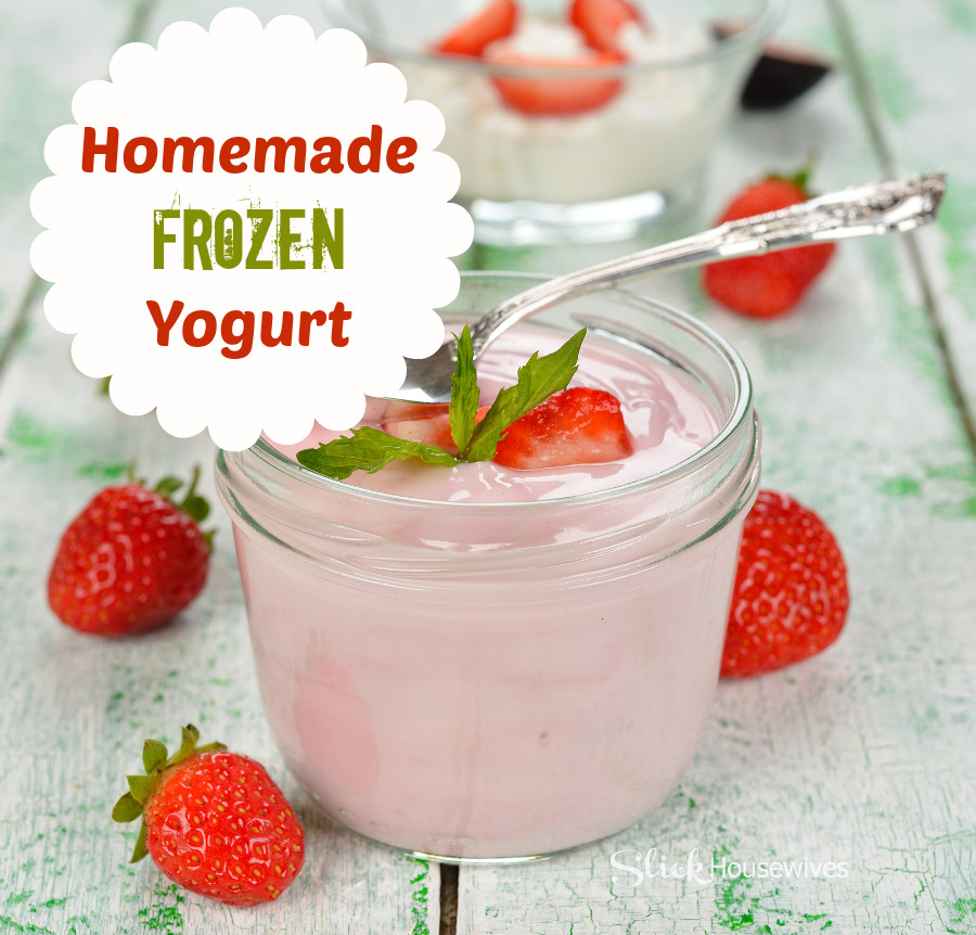Best ideas about DIY Frozen Yogurt
. Save or Pin Homemade Frozen Yogurt Recipe Slick Housewives Now.