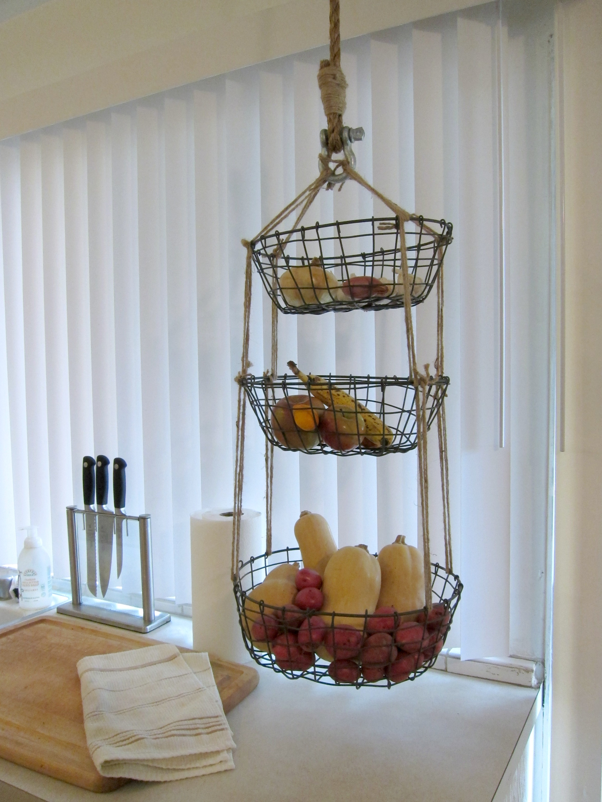 Best ideas about DIY Fruit Basket
. Save or Pin DIY Hanging Produce Baskets Now.