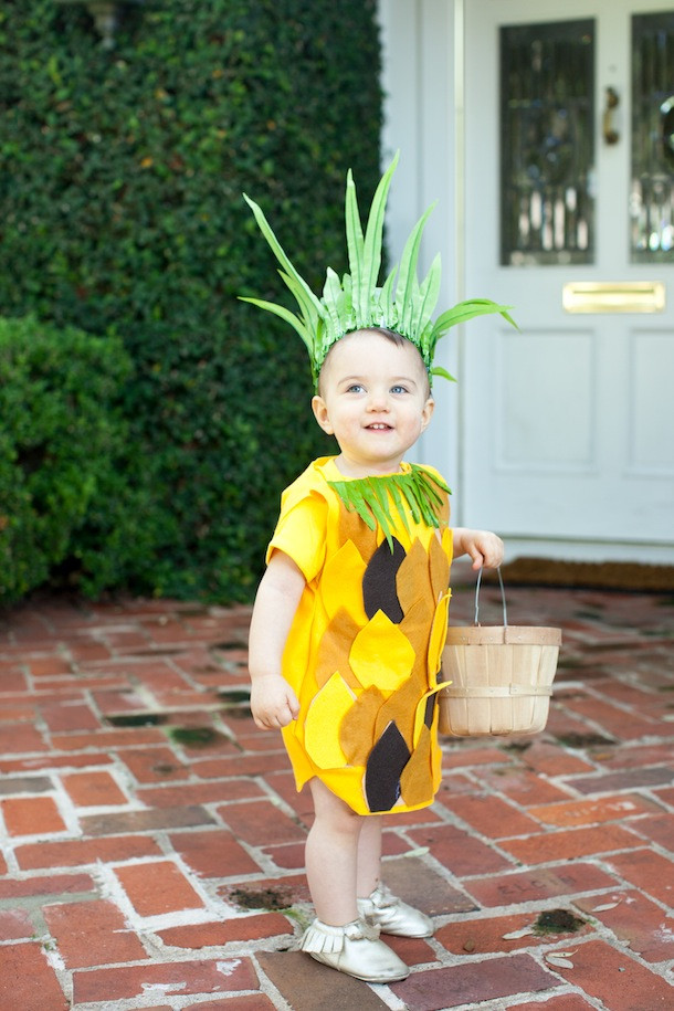Best ideas about DIY Fruit Costume
. Save or Pin DIY No Sew Pineapple Costume Camille Styles Now.