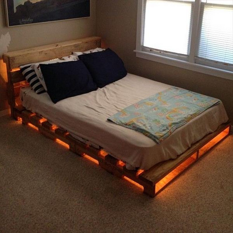 Best ideas about DIY Full Size Bed Frame
. Save or Pin 33 Cool DIY Recycled Pallet Bed Frame To Duplicate DIY Now.