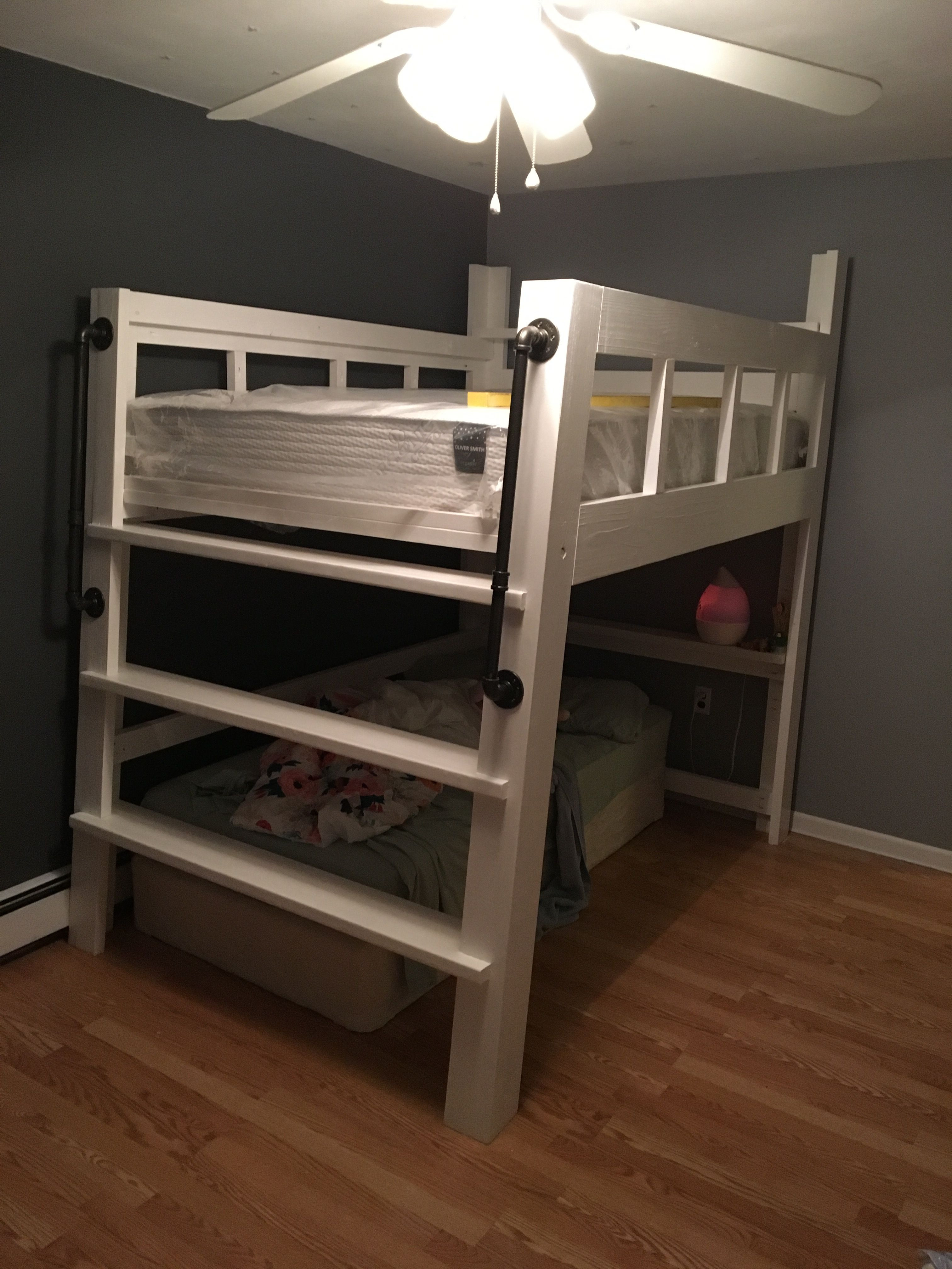 Best ideas about DIY Full Size Loft Bed
. Save or Pin DIY custom Full size loft bed 2x4 and 2x6 construction Now.