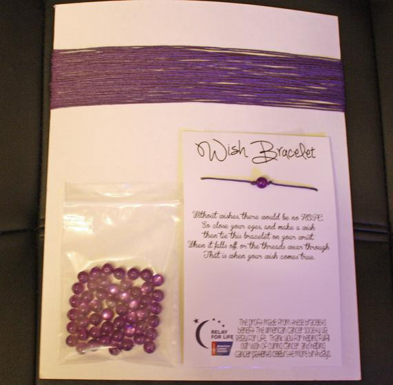 Best ideas about DIY Fundraising Ideas
. Save or Pin Relay For Life Wish Bracelet Fundraising DIY pack by Now.