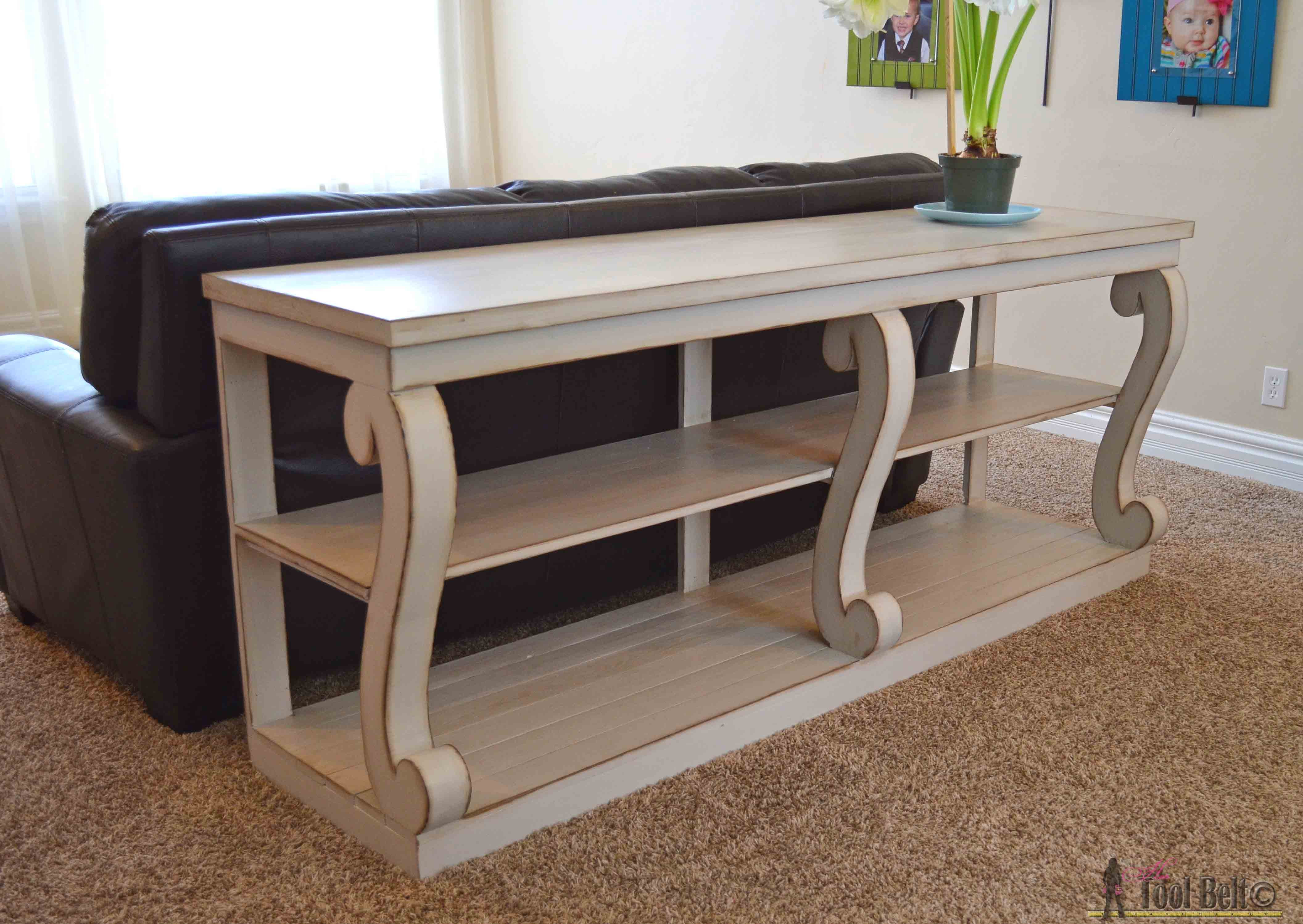 Best ideas about DIY Furniture Legs
. Save or Pin Console Table with Scroll Legs Her Tool Belt Now.